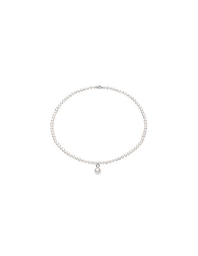 Collana GIOIELLI di perle ed oro bianco 18Kt FWQ133 - Comete - Modalova