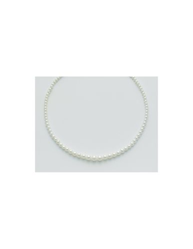 Collana oro bianco 18Kt e perle - PCL2210V - Miluna - Modalova