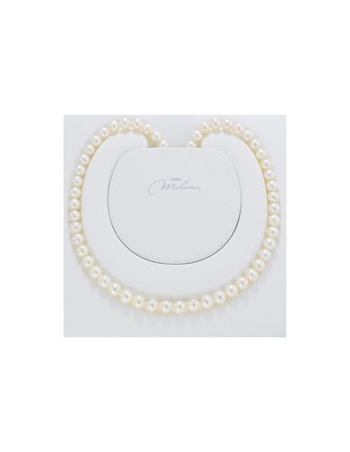 Collana di perle e oro bianco 18kt PCL4197LV1 - Miluna - Modalova