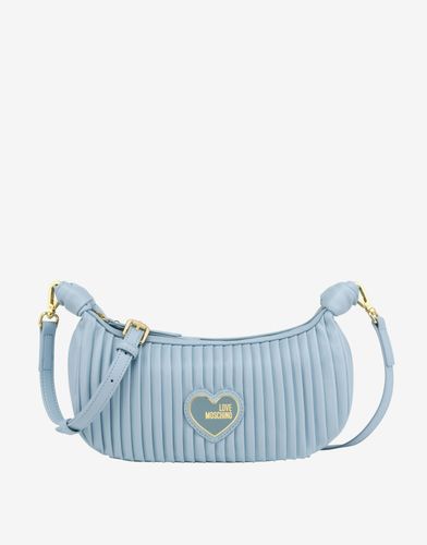 Borsa A Tracolla Plissettata - Love Moschino - Modalova