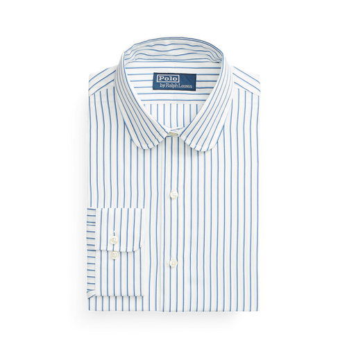 Camicia in popeline a righe Custom-Fit - Polo Ralph Lauren - Modalova