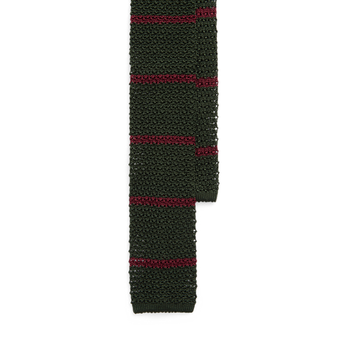 Cravatta in maglia di seta a righe - Polo Ralph Lauren - Modalova