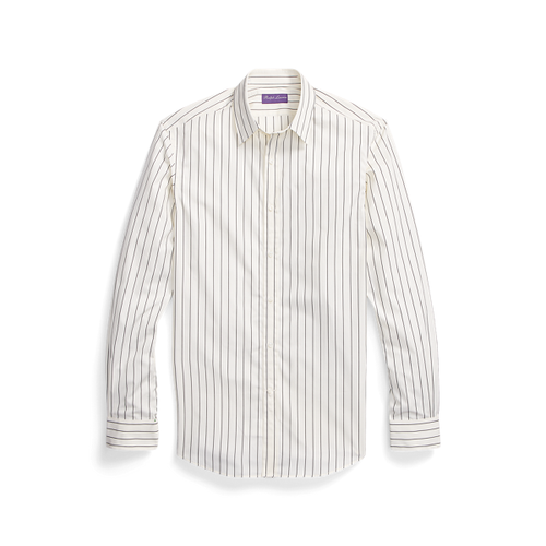 Camicia in popeline a righe - Purple Label - Modalova