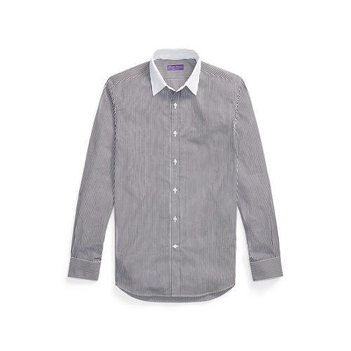 Camicia in popeline a righe - Purple Label - Modalova
