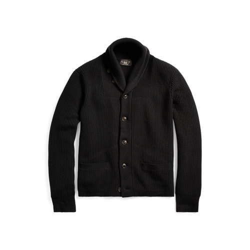 Cardigan in cashmere con collo a scialle - RRL - Modalova