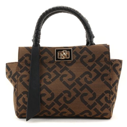Borsa a mano e tracolla AMRITA AF2002 T6438 CHOCOLAT - Liu Jo - Modalova