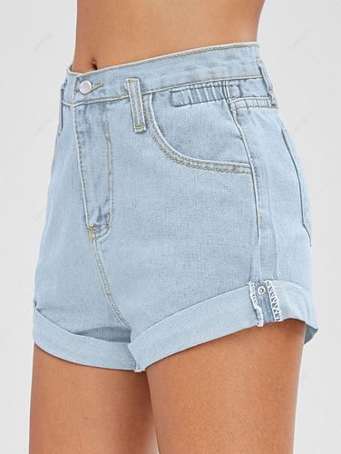 Pantaloncini di Jeans a Vita Alta - ZAFUL - Modalova
