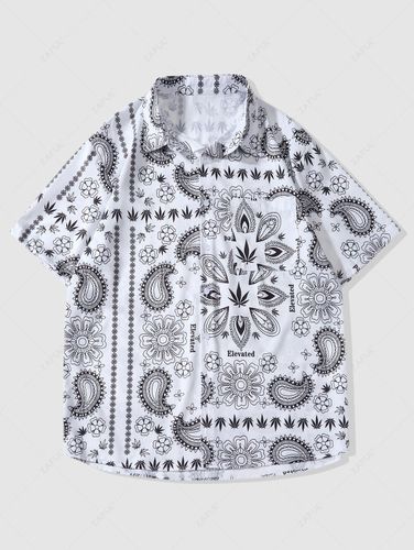T-Shirt Casuale Stampata con Maniche Corte di - ZAFUL - Modalova