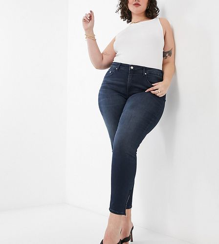 Jeans skinny a vita alta blu nero - Calvin Klein Jeans Plus - Modalova