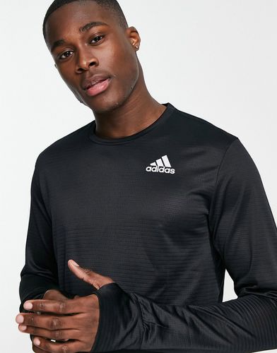 Adidas - Own The Run - T-shirt da running a maniche lunghe nera-Nero - adidas performance - Modalova
