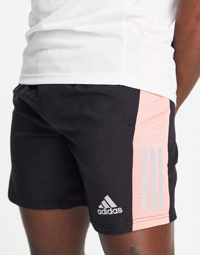 Adidas Running - Own The Run - Pantaloncini neri e rosa-Nero - adidas performance - Modalova