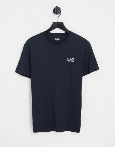Armani - Core ID - T-shirt blu navy con logo - EA7 - Modalova