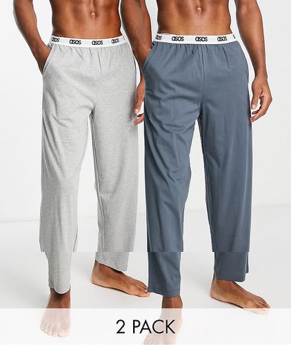 Confezione da 2 paia di pantaloni del pigiama - ASOS DESIGN - Modalova