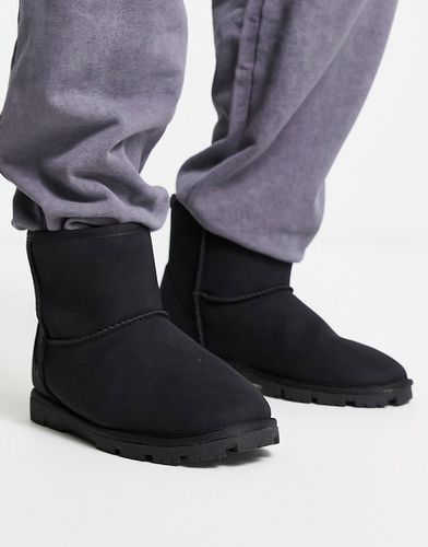 Pantofole a stivaletto nere-Nero - ASOS DESIGN - Modalova