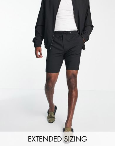 Pantaloncini skinny eleganti neri in coordinato-Nero - ASOS DESIGN - Modalova