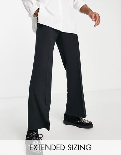 Pantaloni a zampa eleganti neri - ASOS DESIGN - Modalova