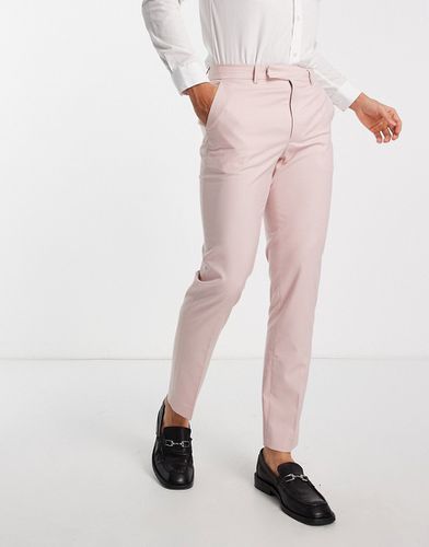 Pantaloni eleganti slim rosa - ASOS DESIGN - Modalova