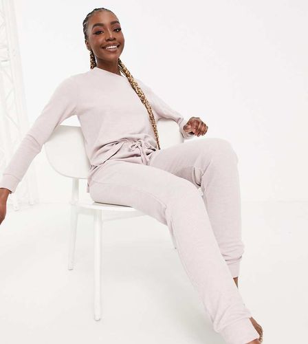 ASOS DESIGN Tall - Completo da casa leggero con felpa e joggers grigi - ASOS Tall - Modalova