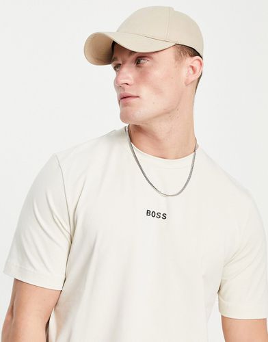 BOSS Orange - Tchup - T-shirt bianco sporco - BOSS by Hugo Boss - Modalova
