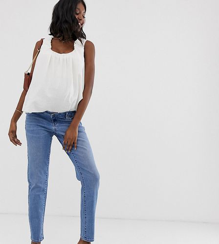 Mom jeans premaman con fascia rimovibile - Bandia - Modalova