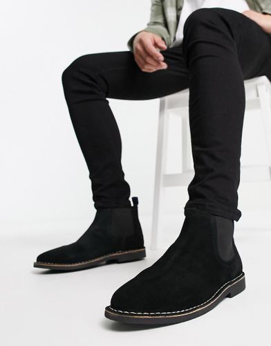 Stivaletti Chelsea in camoscio nero - Ben Sherman - Modalova