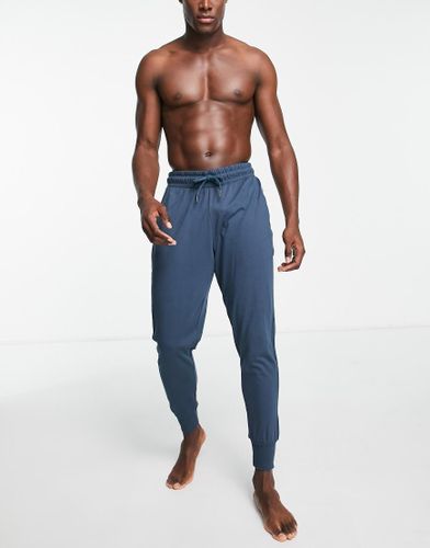 Green treat - Pantaloni da casa in cotone blu navy - Greentreat - Modalova