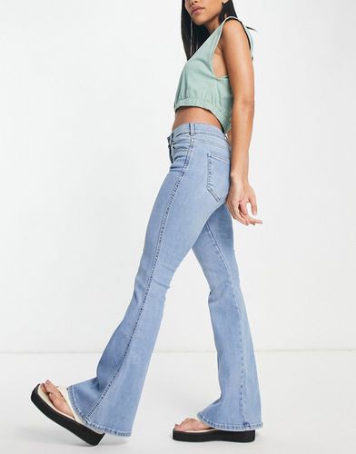 Macy - Jeans super skinny a zampa lavaggio blu medio - Dr Denim - Modalova