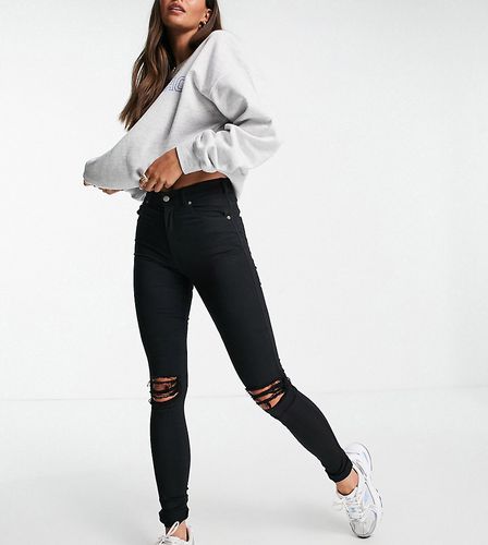 Lexy - Jeans super skinny a vita medio alta neri con strappi sulle ginocchia - Dr Denim Tall - Modalova