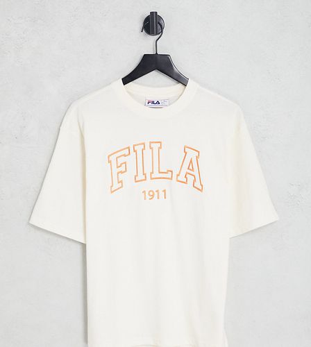 T-shirt bianca stile college-Bianco - Fila - Modalova