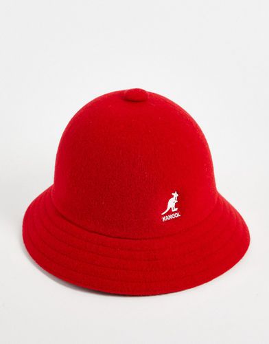 Cappello da pescatore casual in lana rossa-Rosso - Kangol - Modalova