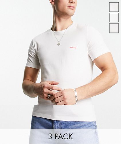 Confezione da 3 T-shirt bianche-Bianco - HUGO Bodywear - Modalova