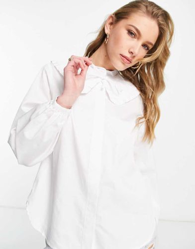 Vex - Blusa bianca con colletto-Bianco - In Wear - Modalova