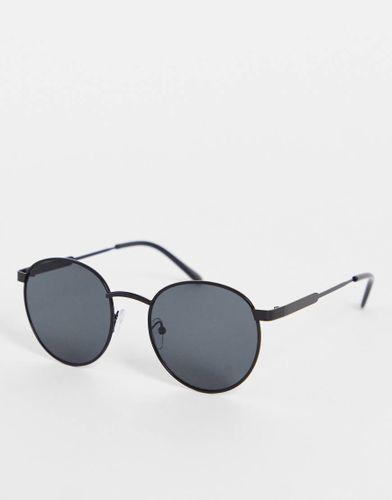 Occhiali da sole rotondi neri-Nero - Only & Sons - Modalova