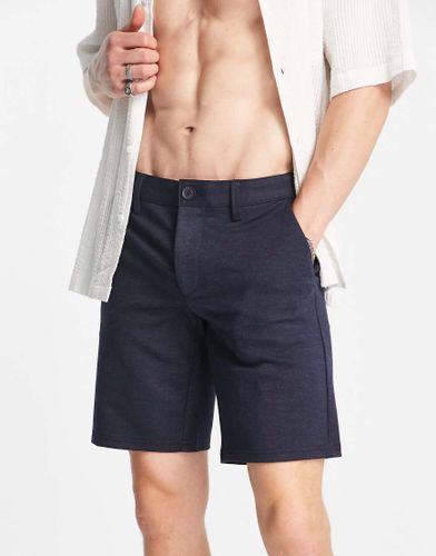 Pantaloncini eleganti in jersey blu navy - Only & Sons - Modalova