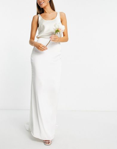Mix & Match - Gonna da sposa elegante con strascico color avorio-Bianco - Lace & Beads - Modalova