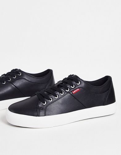 Woodward - Sneakers nere con etichetta piccola con logo-Nero - Levi's - Modalova