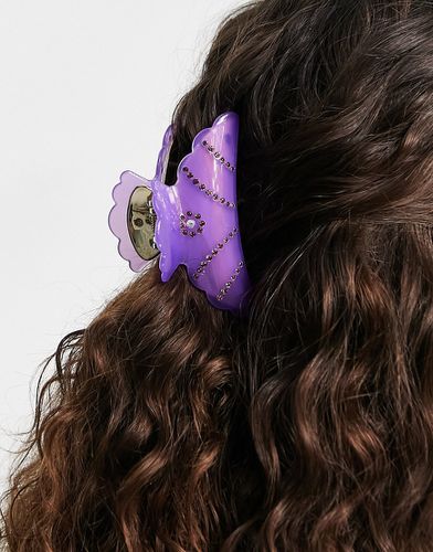 Liars and Lovers - Fermaglio per capelli viola decorato con gioielli - Liars & Lovers - Modalova