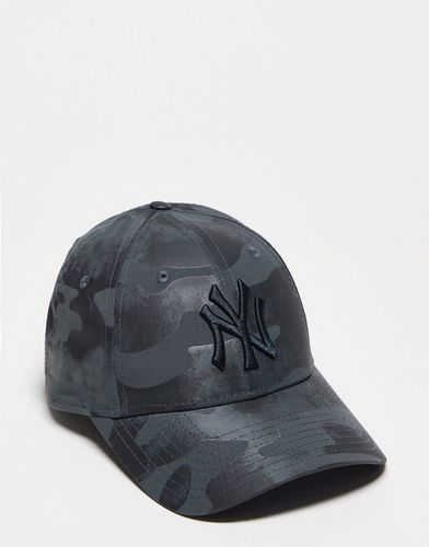 Forty - Cappellino nero unisex con motivo mimetico nero e scritta "NY" - New Era - Modalova