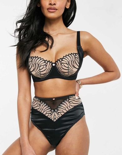 Scantilly by - Fallen Angel - Slip in rete trasparente, a vita alta, con ricami, colore - Curvy Kate - Modalova