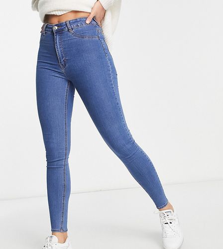Tall - Jeans super skinny a vita alta blu medio - Pull & Bear - Modalova