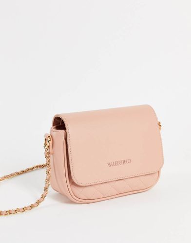 Borsa a tracolla trapuntata rosa chiaro con catenina - Valentino Bags - Modalova