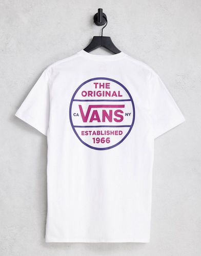 Authentic - Original - T-shirt bianca con stampa sul retro-Bianco - Vans - Modalova