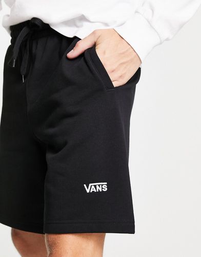 Pantaloncini neri in pile con logo-Nero - Vans - Modalova