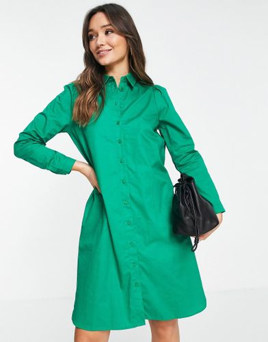 Vestito chemisier corto verde - Vero Moda - Modalova