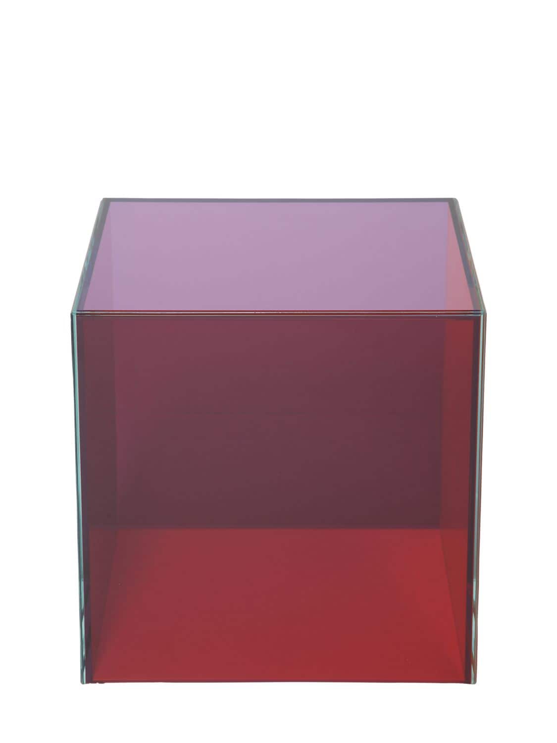 Tavolino "luce" In Vetro Colorato - CAPPELLINI - Modalova