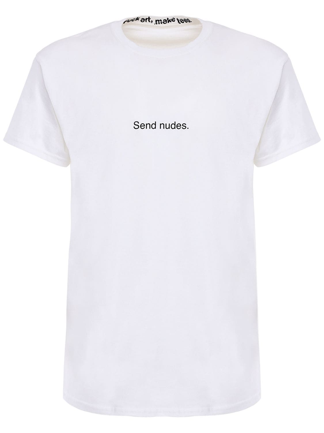 T-shirt Send Nudes In Misto Cotone - FAMT - FUCK ART MAKE TEES - Modalova
