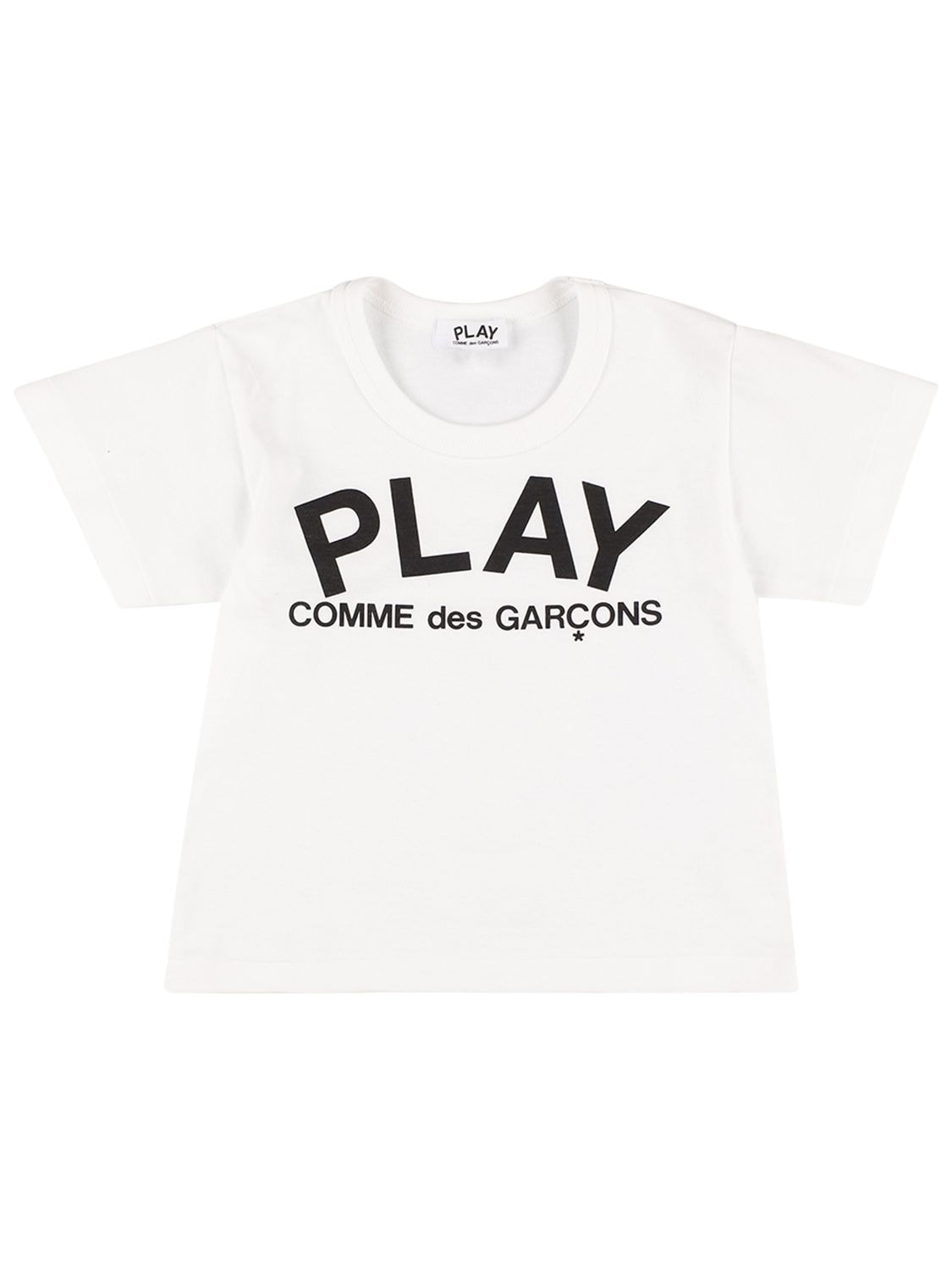 Play Logo Cotton Jersey T-shirt - COMME DES GARÇONS PLAY - Modalova