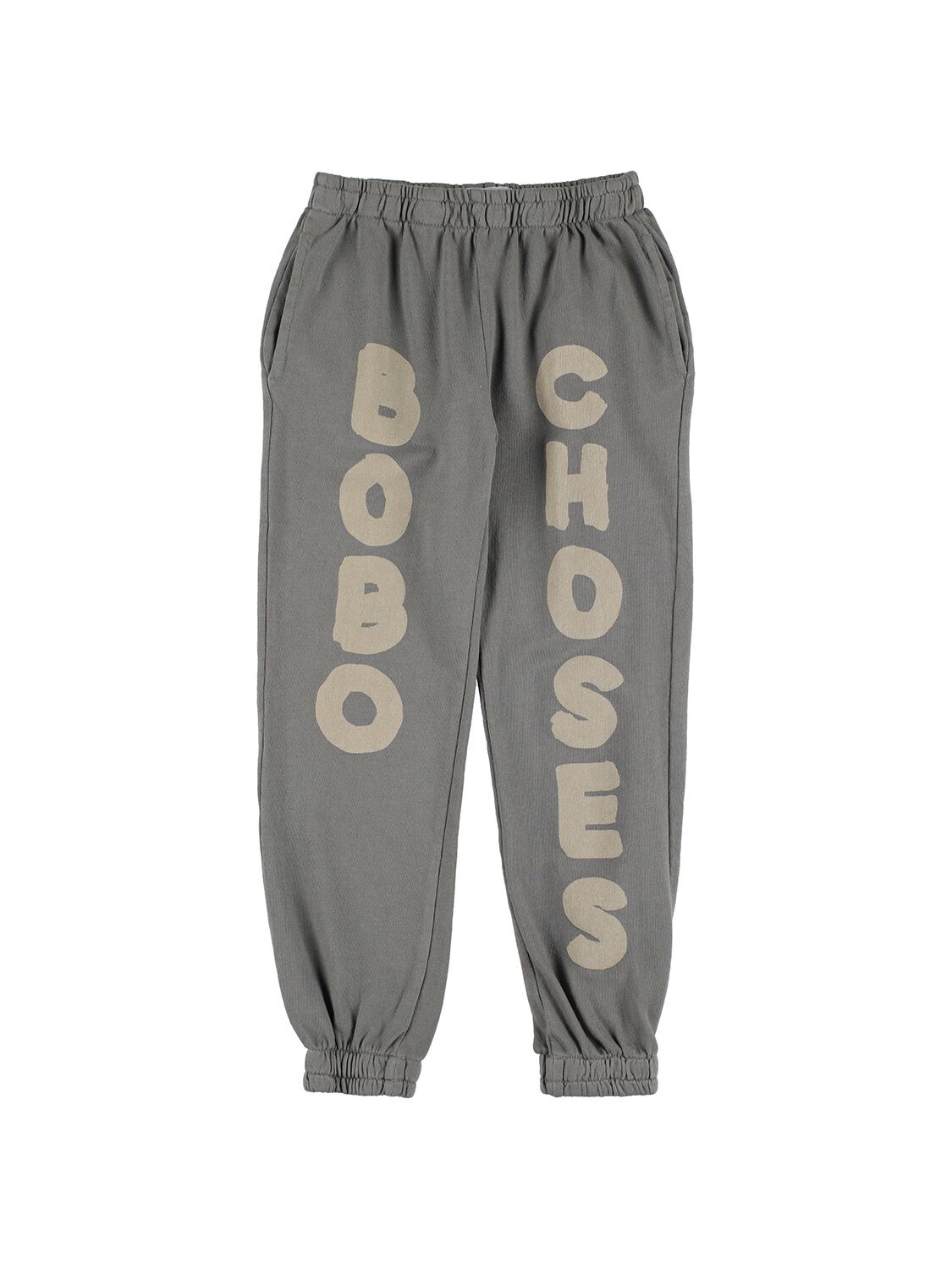 Logo Print Organic Cotton Sweatpants - BOBO CHOSES - Modalova