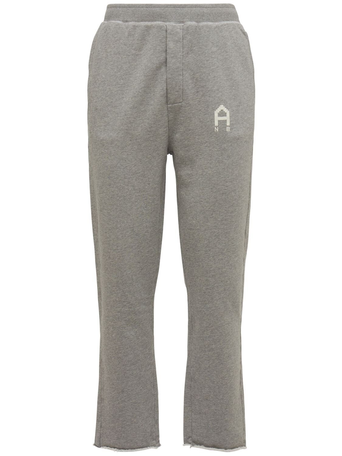 Pantaloni In Cotone Con Logo - A NEW BRAND - Modalova