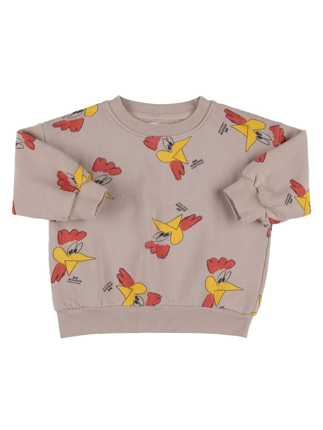 Chicken Print Organic Cotton Sweatshirt - BOBO CHOSES - Modalova